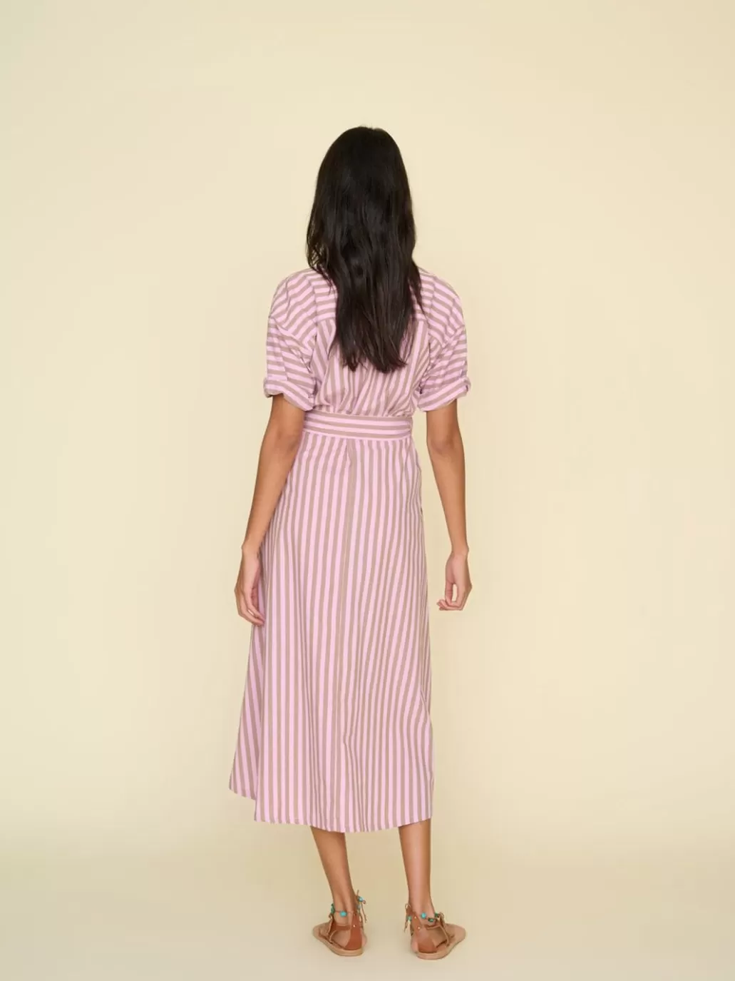 New XIRENA - Liora Dress - Fig Stripe